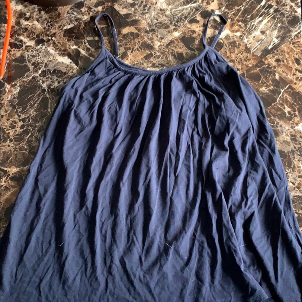 Navy bra top